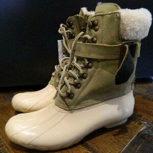 ! Sperry Top-Sider For J.Crew Leather Boots b4254